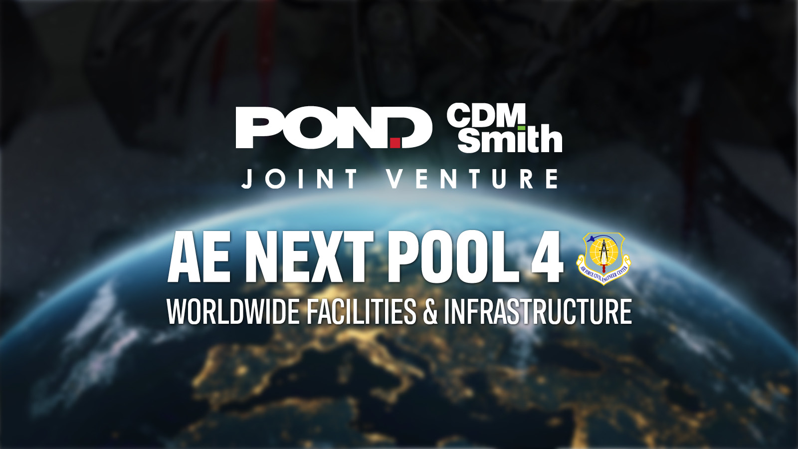 Pond-CDM Smith JV Awarded AFCEC AE Next Pool 4