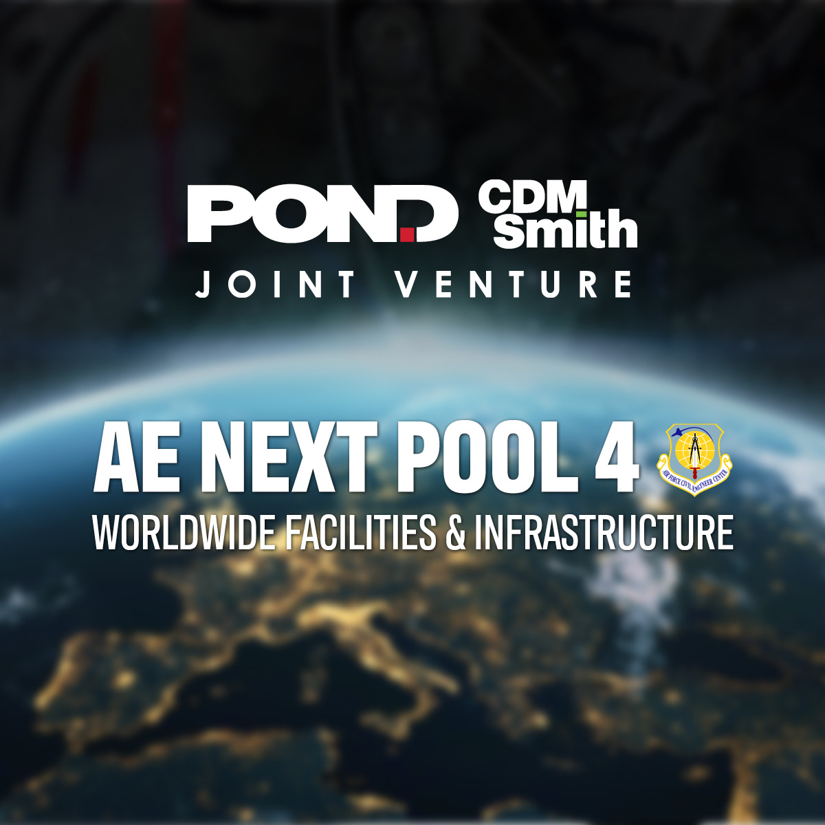 Pond-CDM Smith JV Awarded AFCEC AE Next Pool 4