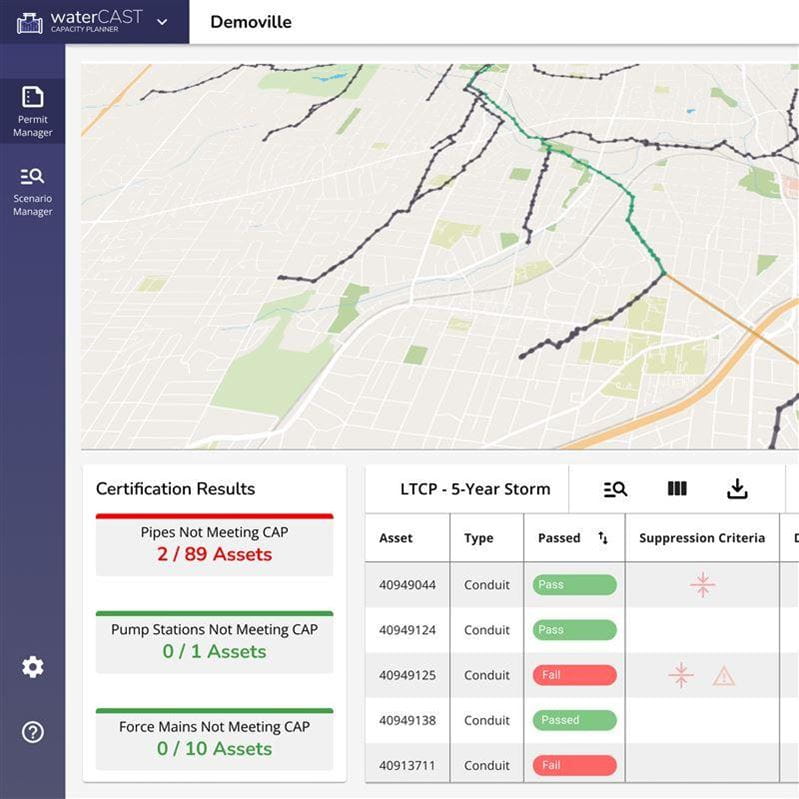 Trinnex Capacity Planner screenshot